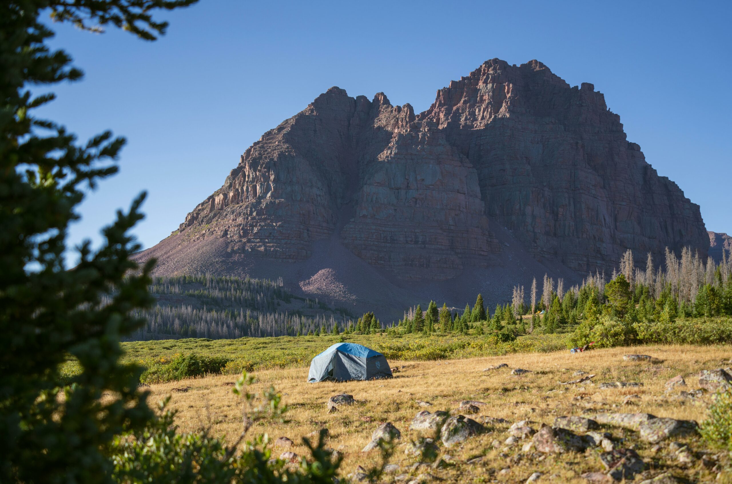 Camping In Den Uinta Mountains, Utah