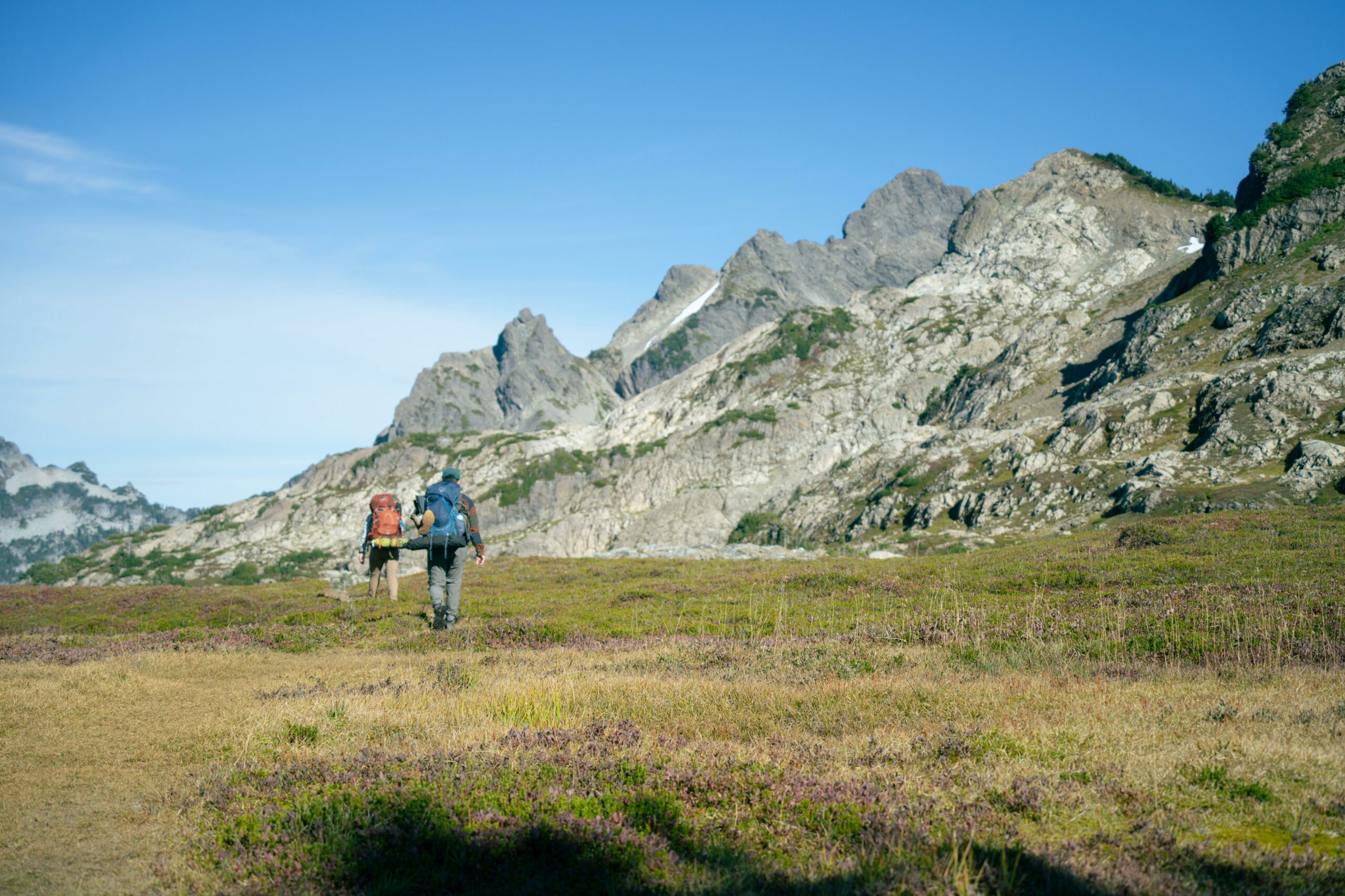 Wanderer Erkunden Die Berge In Darrington, Washington