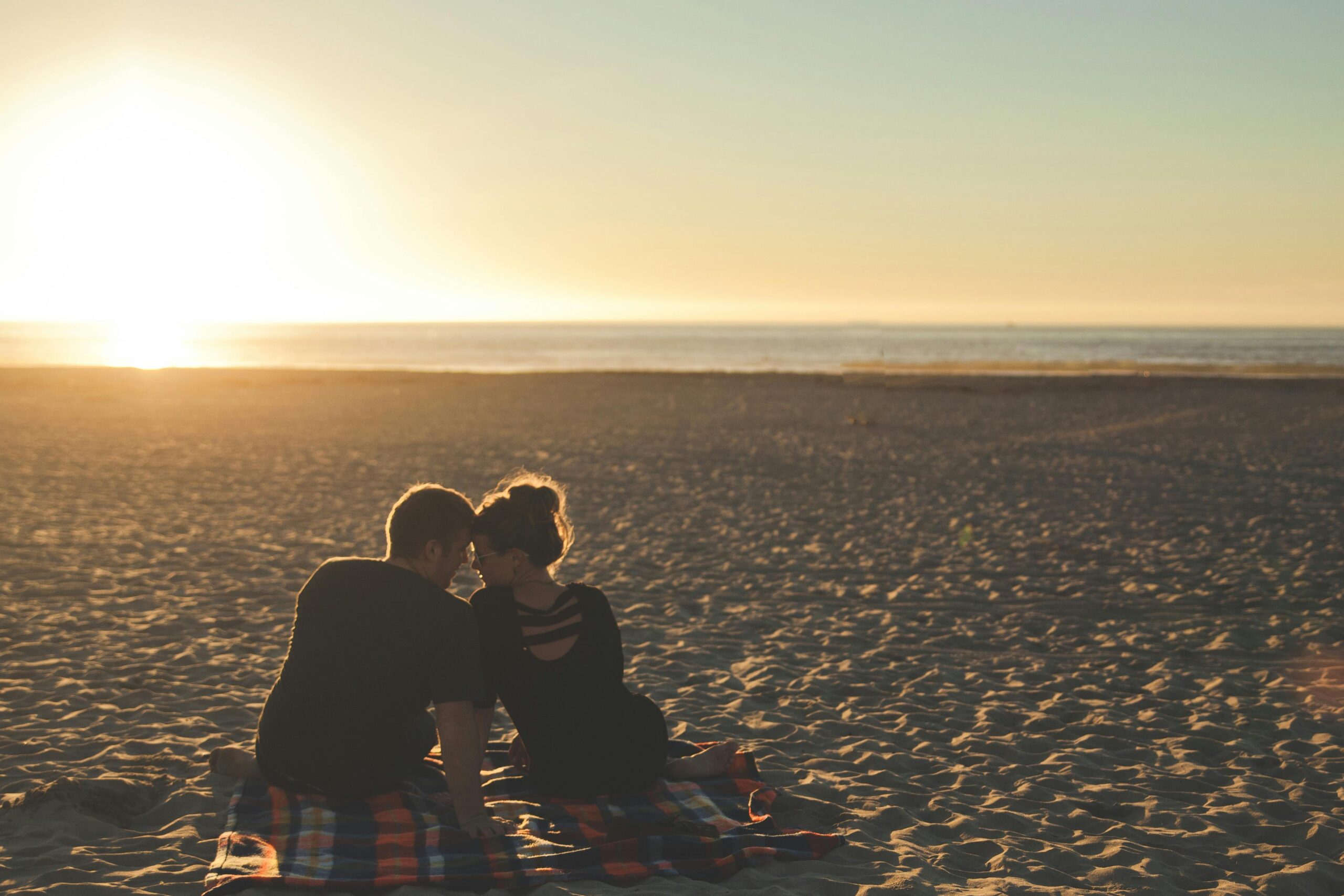 Mann Und Frau Vor Dem Horizont