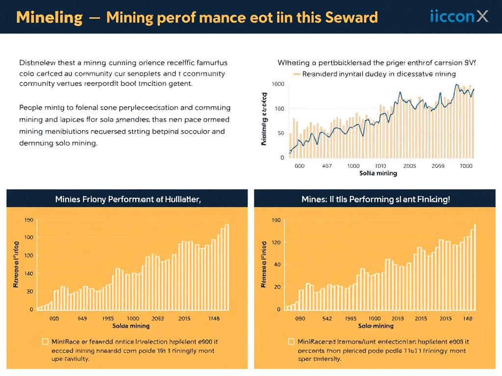 Visualisierung der Mining-Leistungsoptimierung in Mining Race von IconX